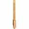 Ekena Millwork Eugene Rough Sawn Timber Gable Bracket, Western Red Cedar, 48"W x 26"H x 2"D x 6"F, 13/12 Pitch GBW048X26X0206EUG00RWR - alternate 3